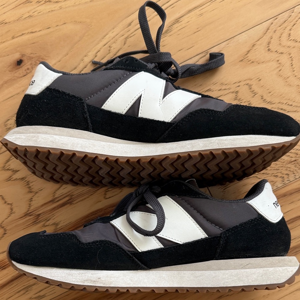 New Balance Black and White Sneakers